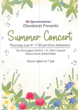 2023-06 Jun 8th: St Olavs Choir Summer Concert
